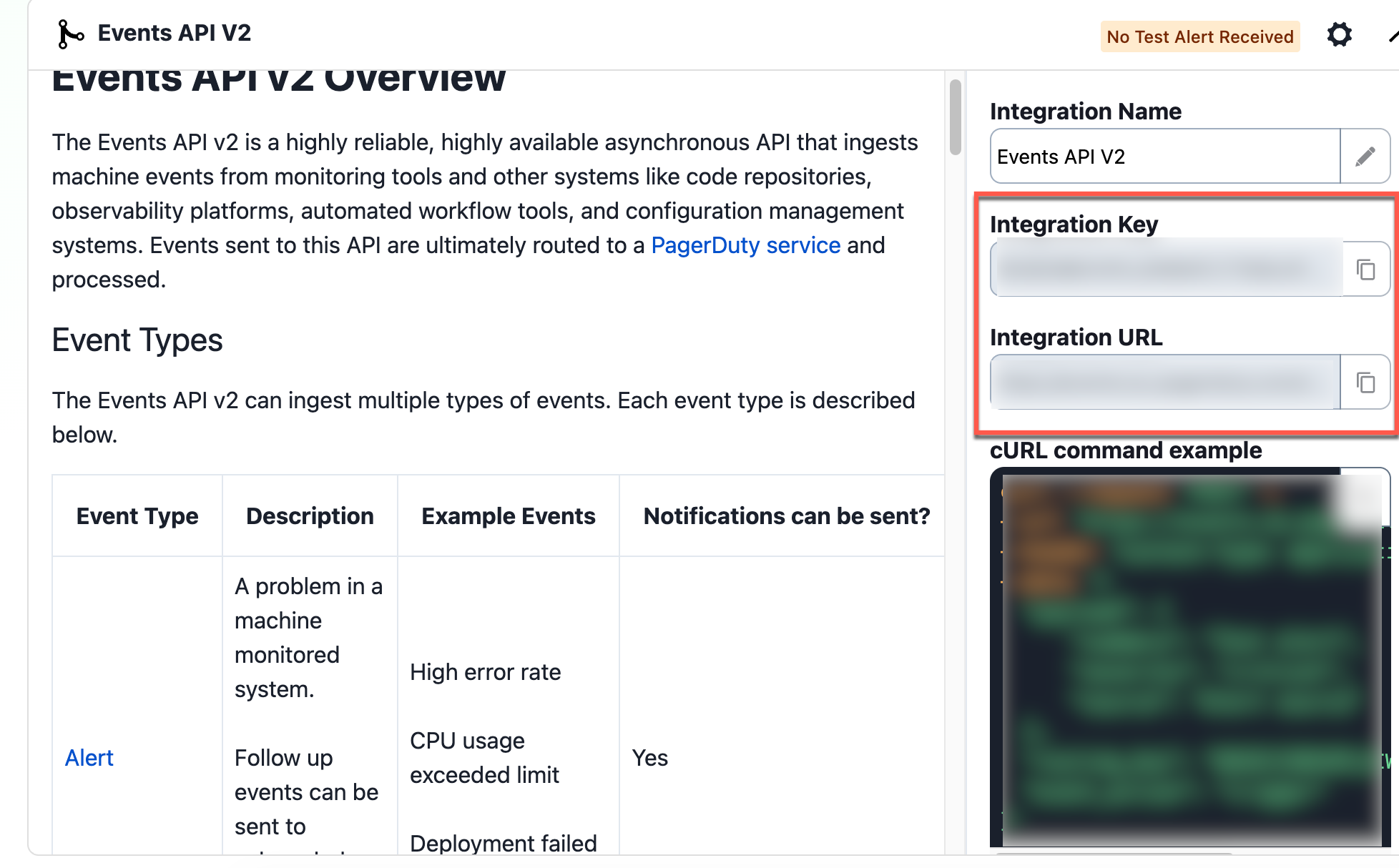 Configuring integration in PagerDuty